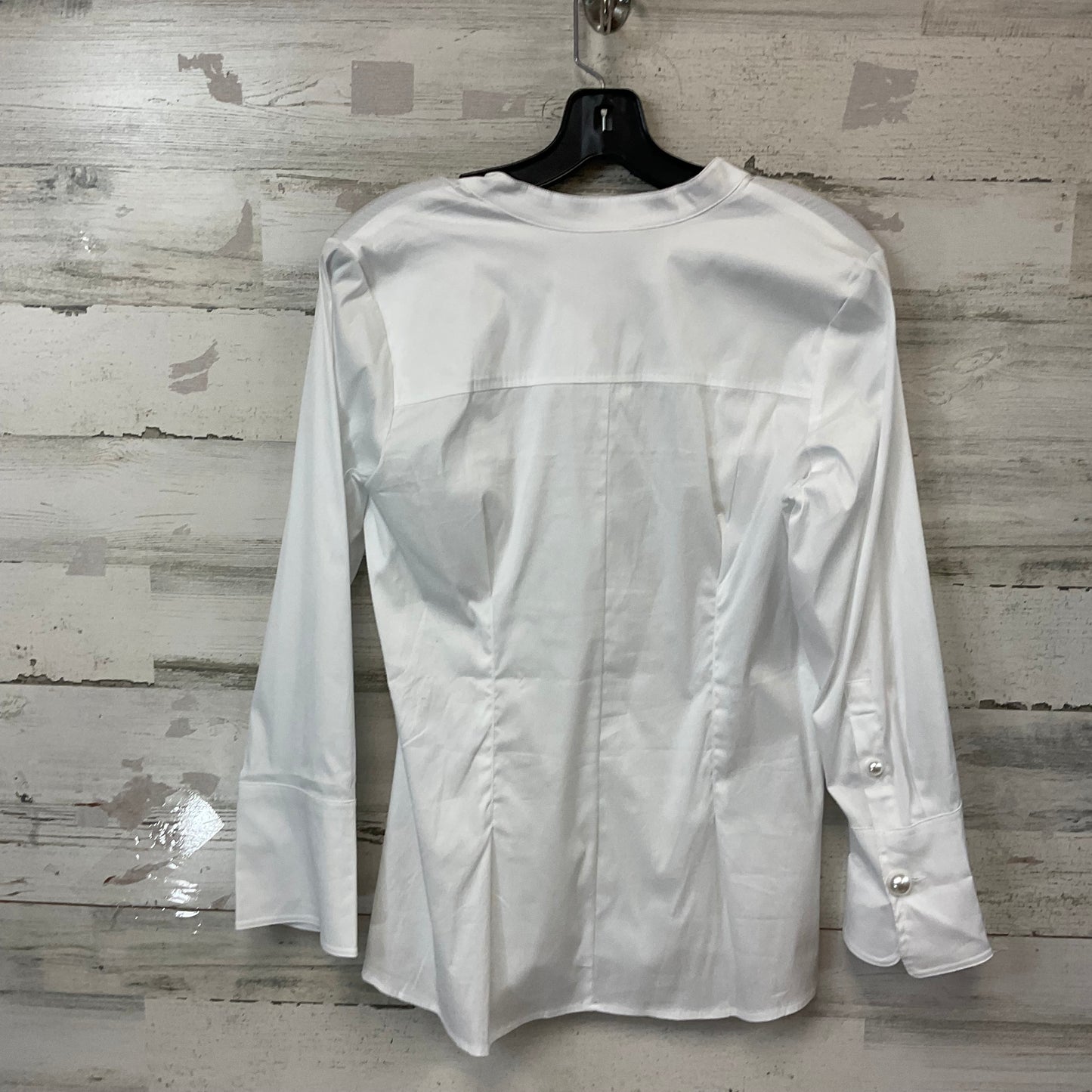 Blouse Long Sleeve By Soft Surroundings In White, Size: SP