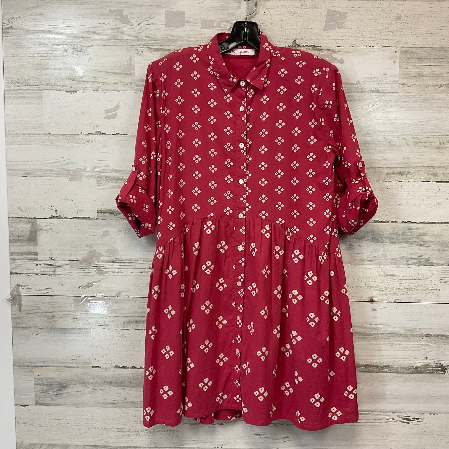 Dress Casual Short By Anthropologie In Red, Size: S