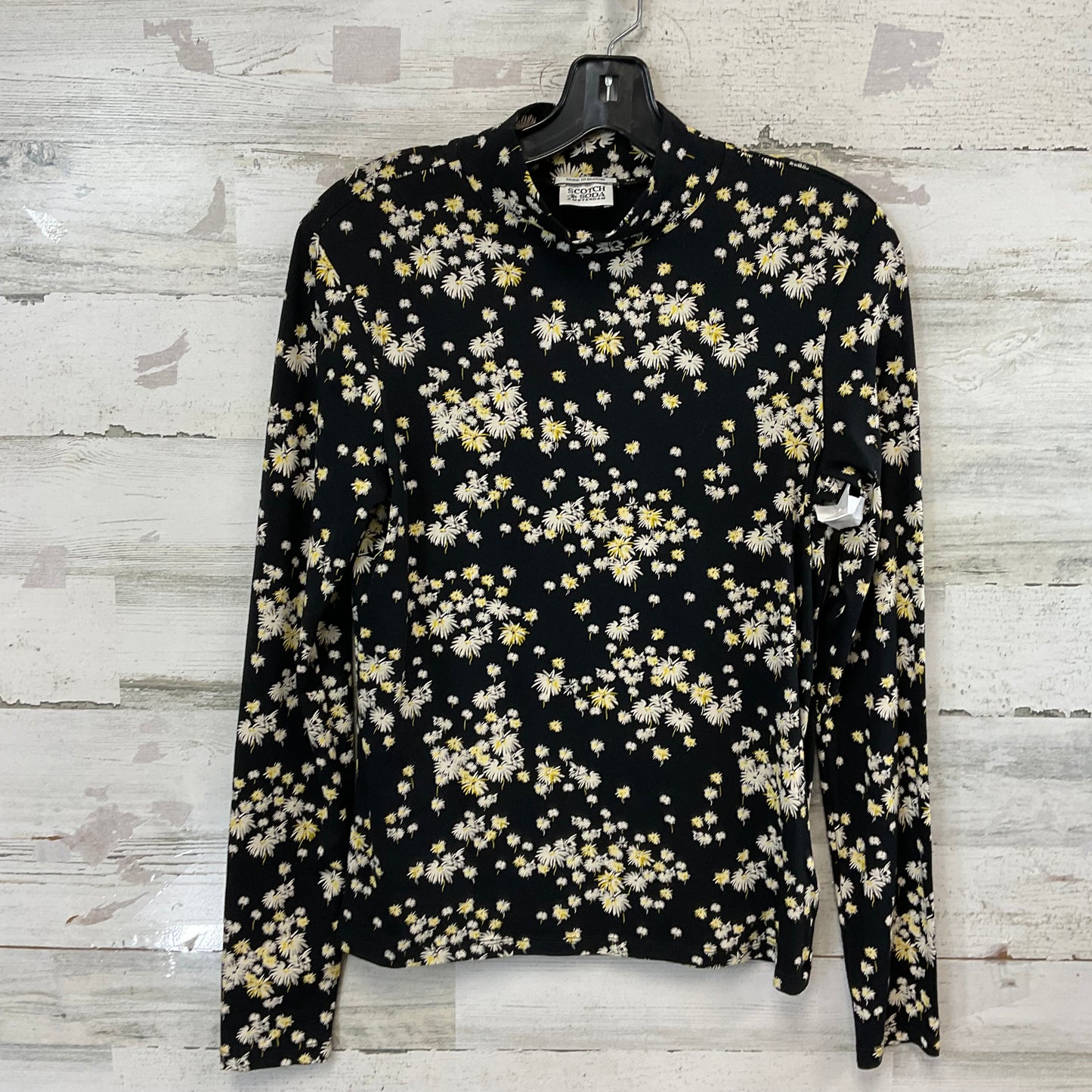 Top Long Sleeve By Scotch & Soda In Black, Size: M