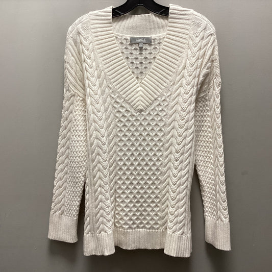Sweater By Marled In White, Size: L