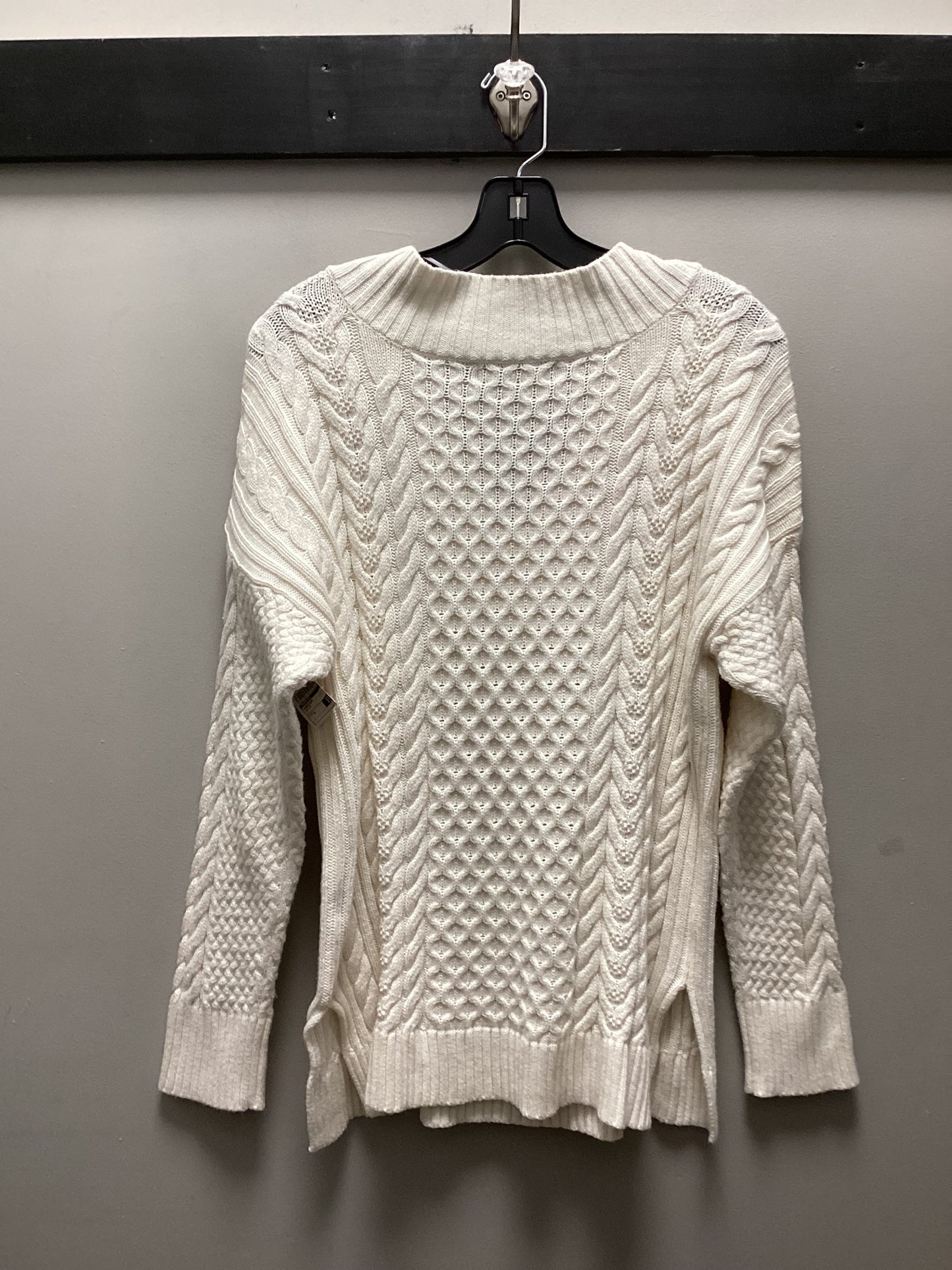 Sweater By Marled In White, Size: L