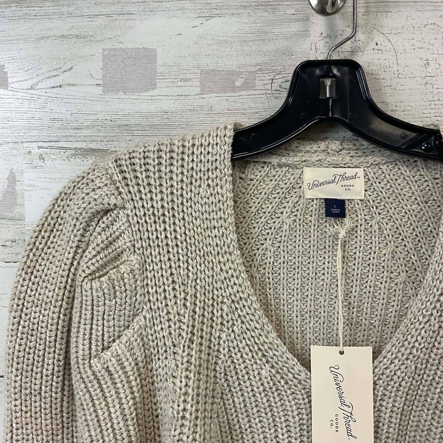 Sweater By Universal Thread In Tan, Size: L