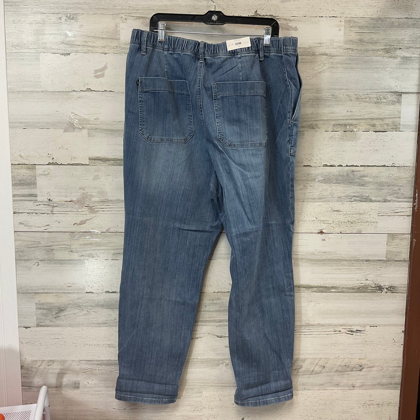 Jeans Straight By Judy Blue In Blue Denim, Size: 20