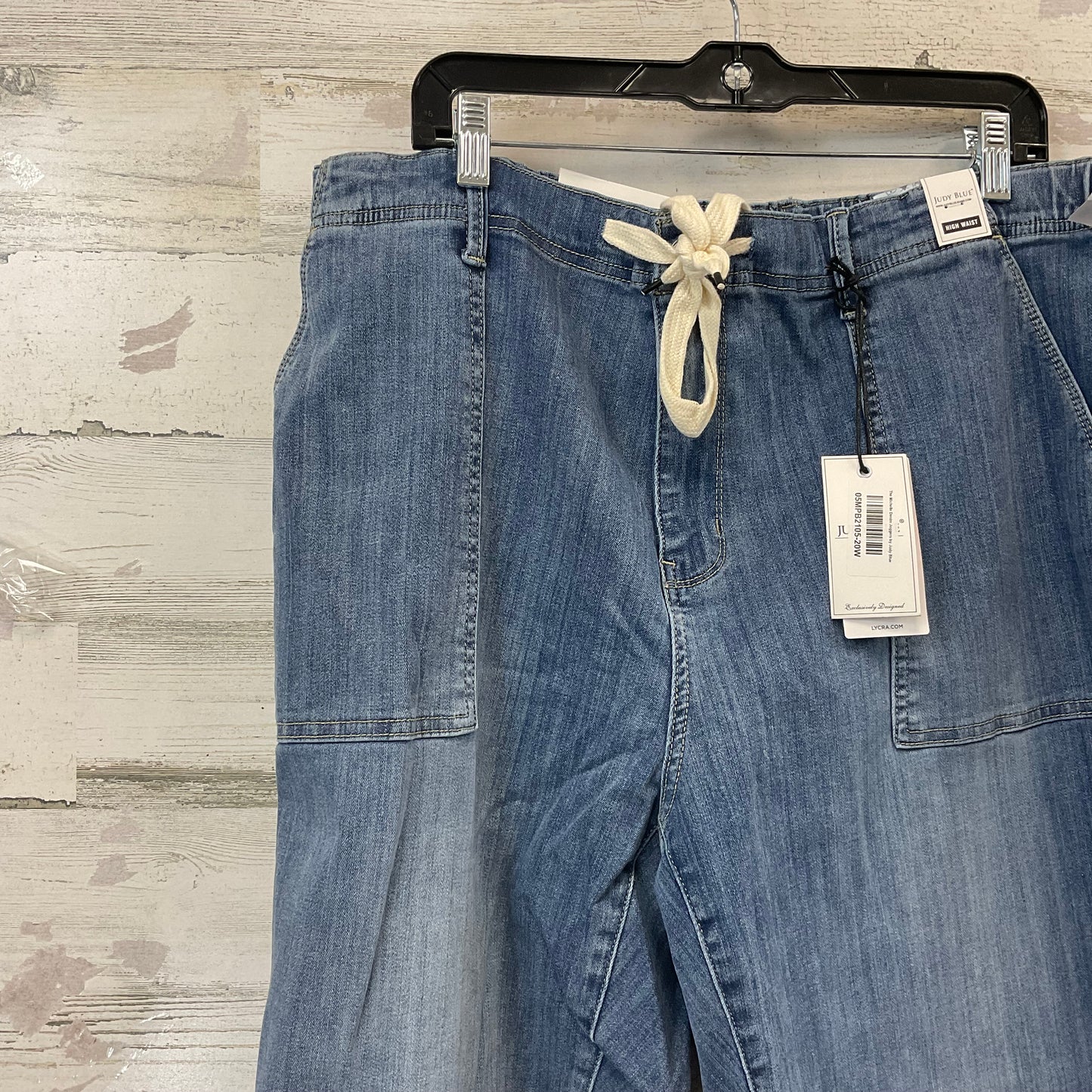 Jeans Straight By Judy Blue In Blue Denim, Size: 20