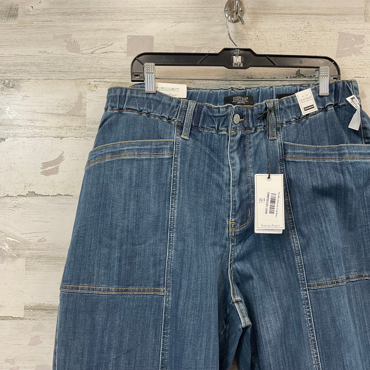 Jeans Straight By Judy Blue In Blue Denim, Size: 20