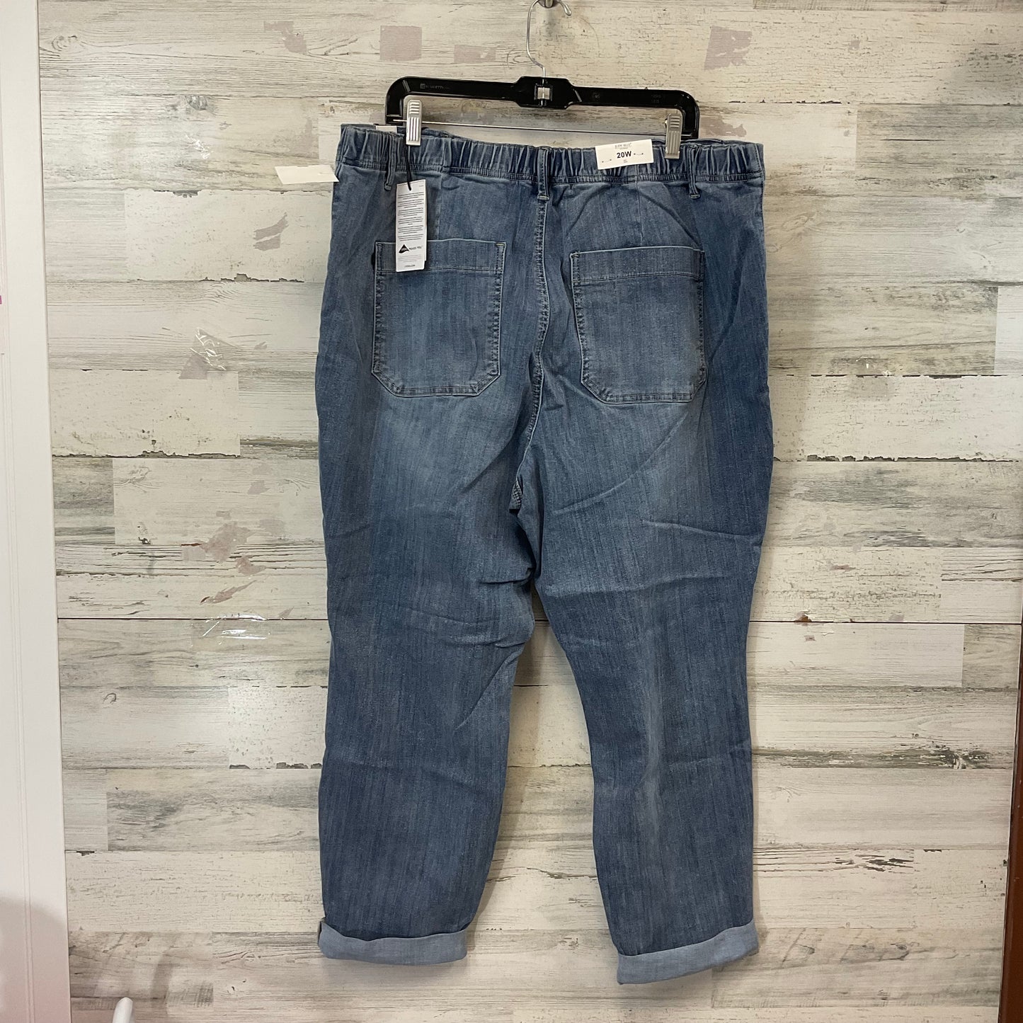 Jeans Straight By Judy Blue In Blue Denim, Size: 20