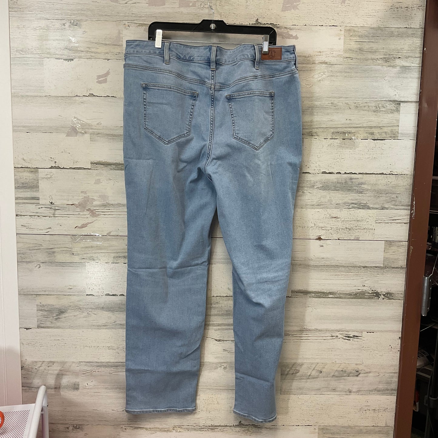 Jeans Straight By Lands End In Blue Denim, Size: 20