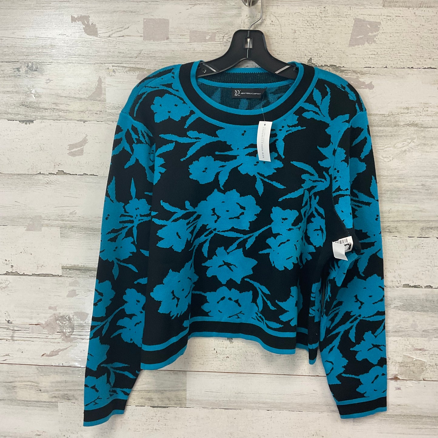 Sweater By New York And Co In Blue, Size: 2x