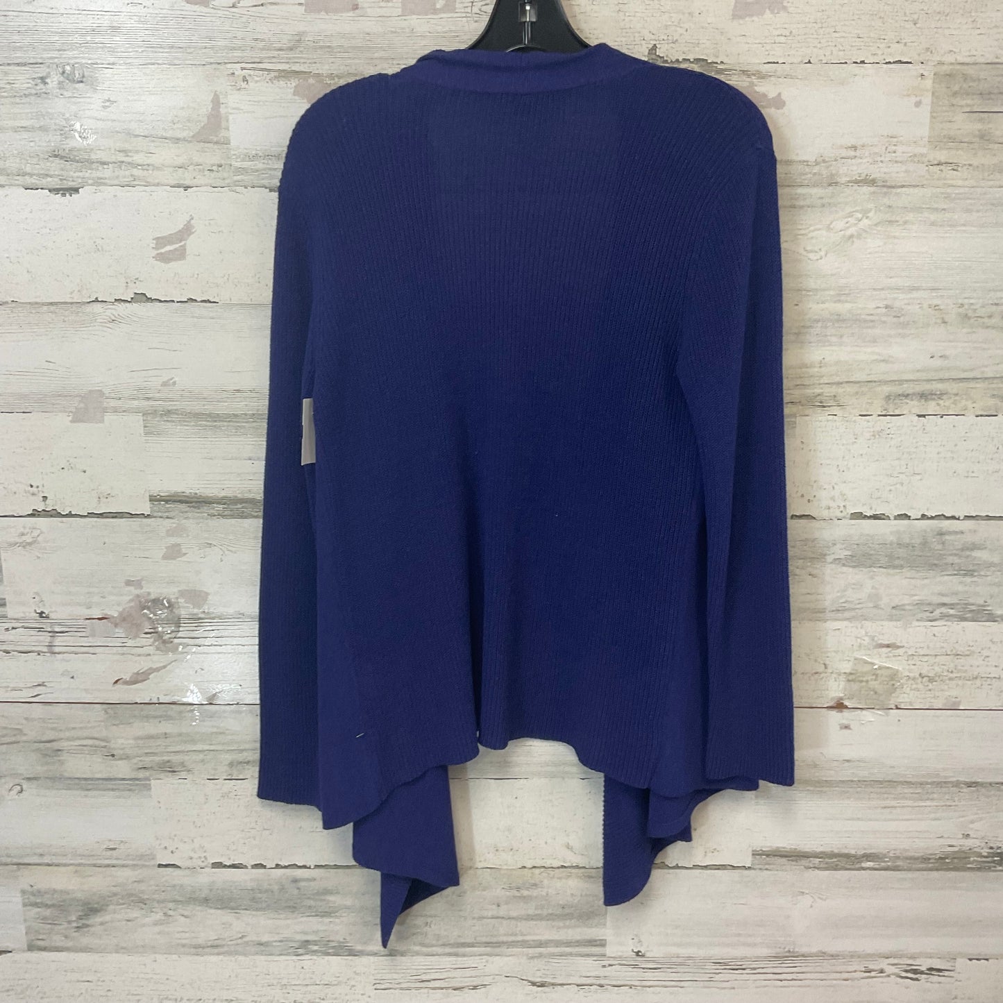 Sweater Cardigan By Eileen Fisher In Blue, Size: Mp