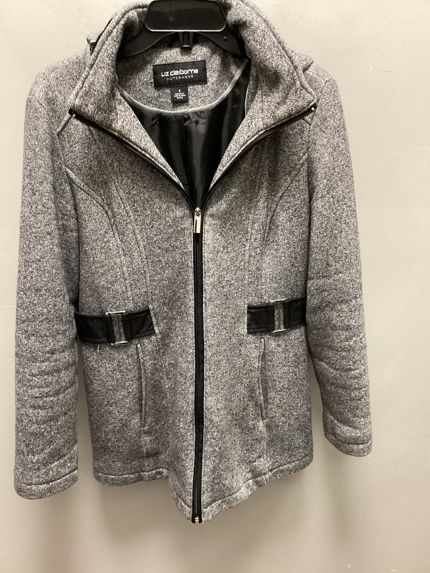 Jacket Other By Liz Claiborne In Grey, Size: S