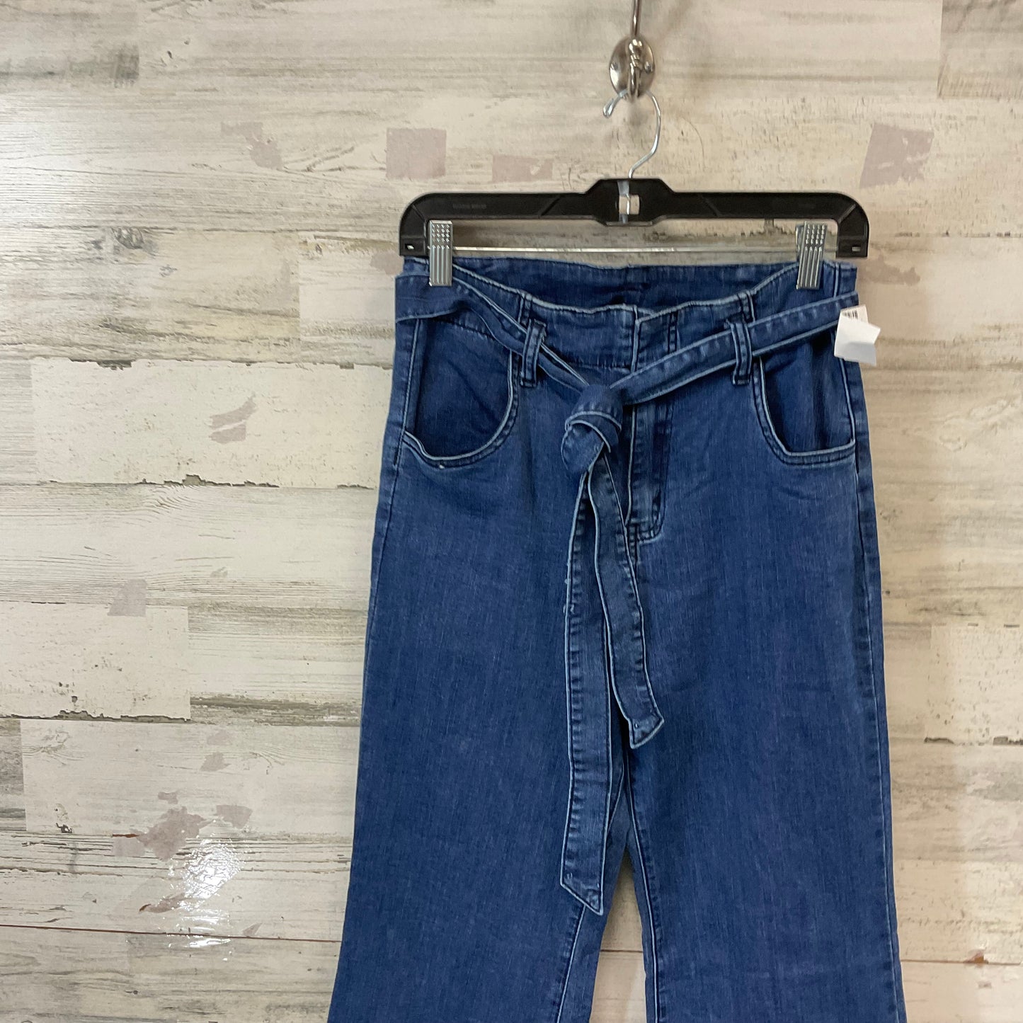 Jeans Wide Leg By Lulus In Blue Denim, Size: L