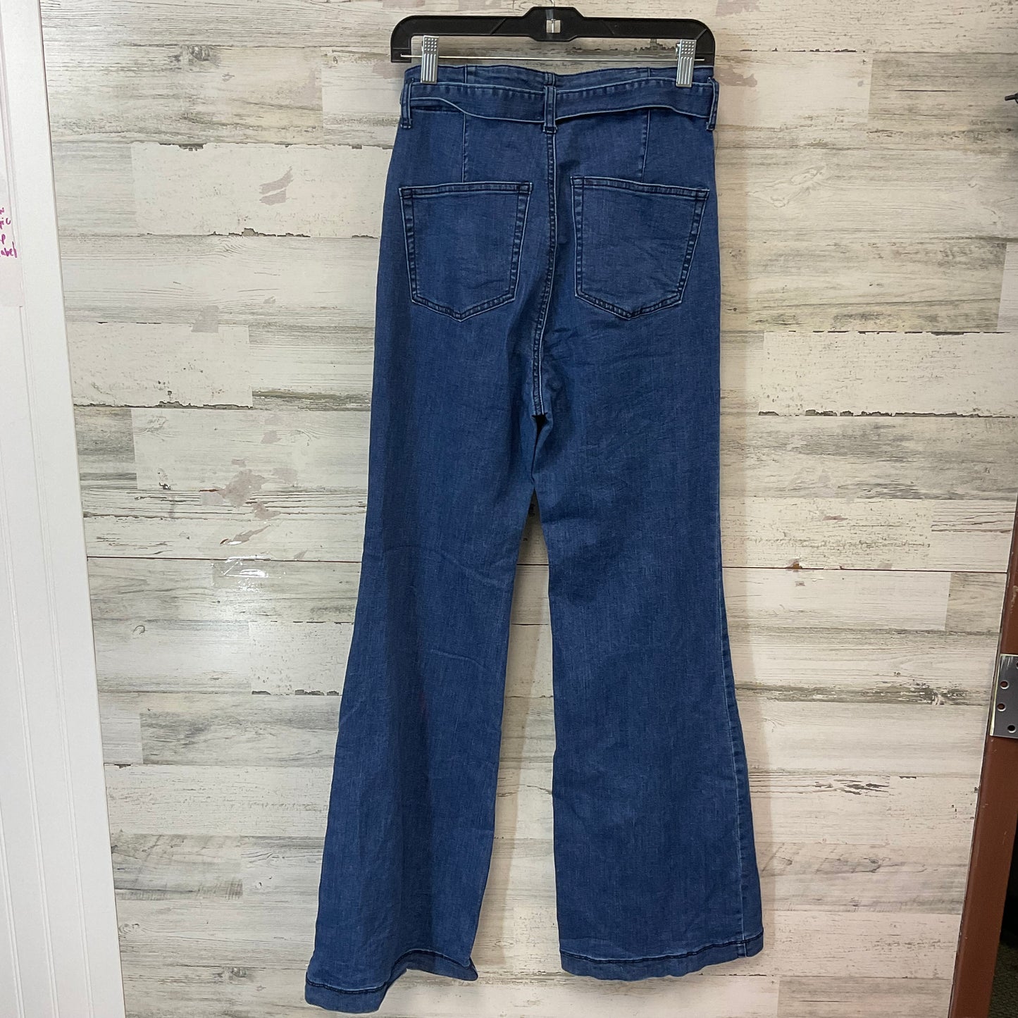 Jeans Wide Leg By Lulus In Blue Denim, Size: L