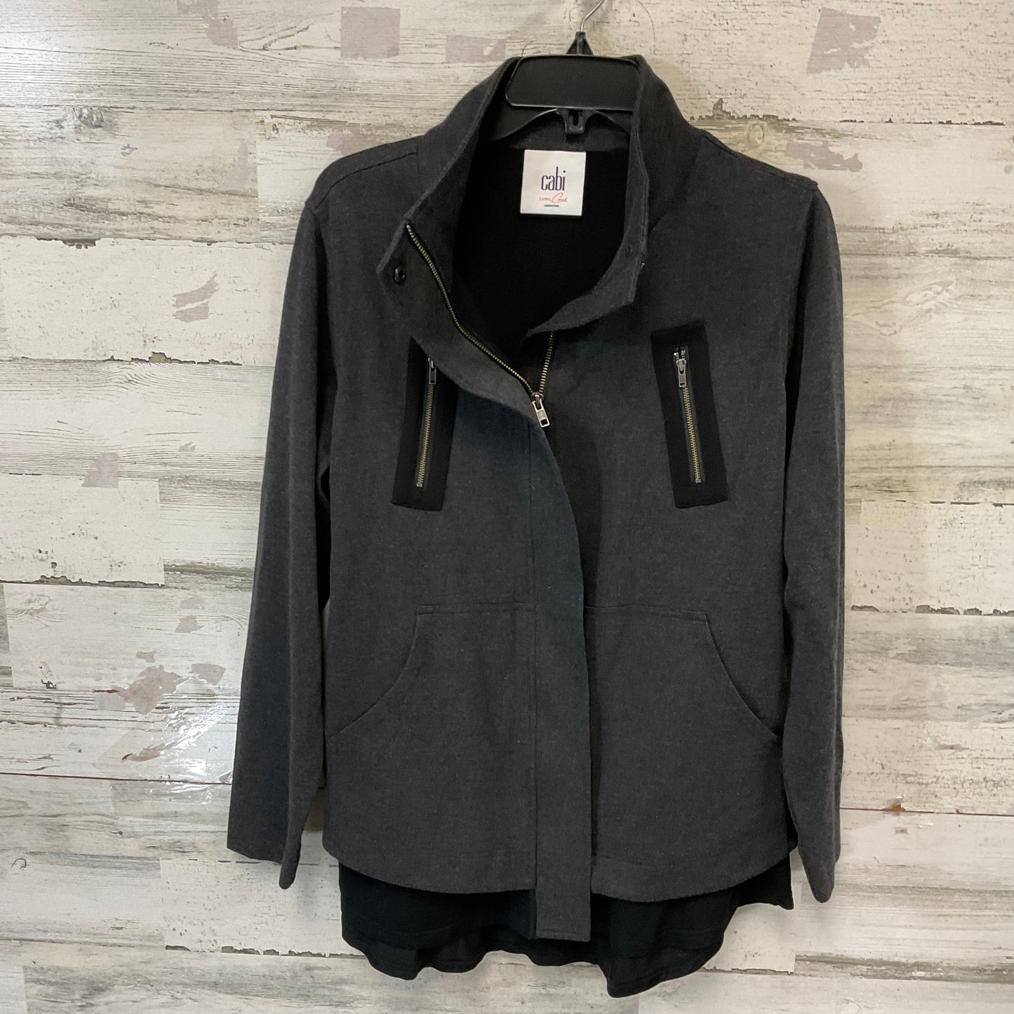 Jacket Other By Cabi In Grey, Size: M