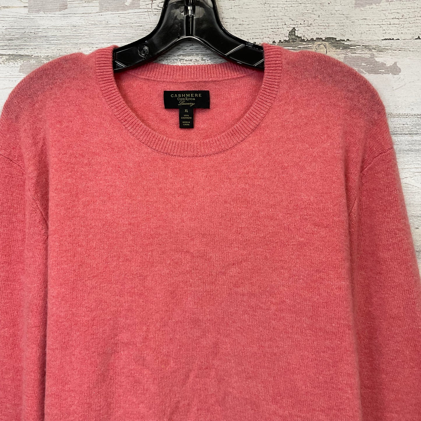 Sweater Cashmere By Cashmere Club Room In Pink, Size: Xl