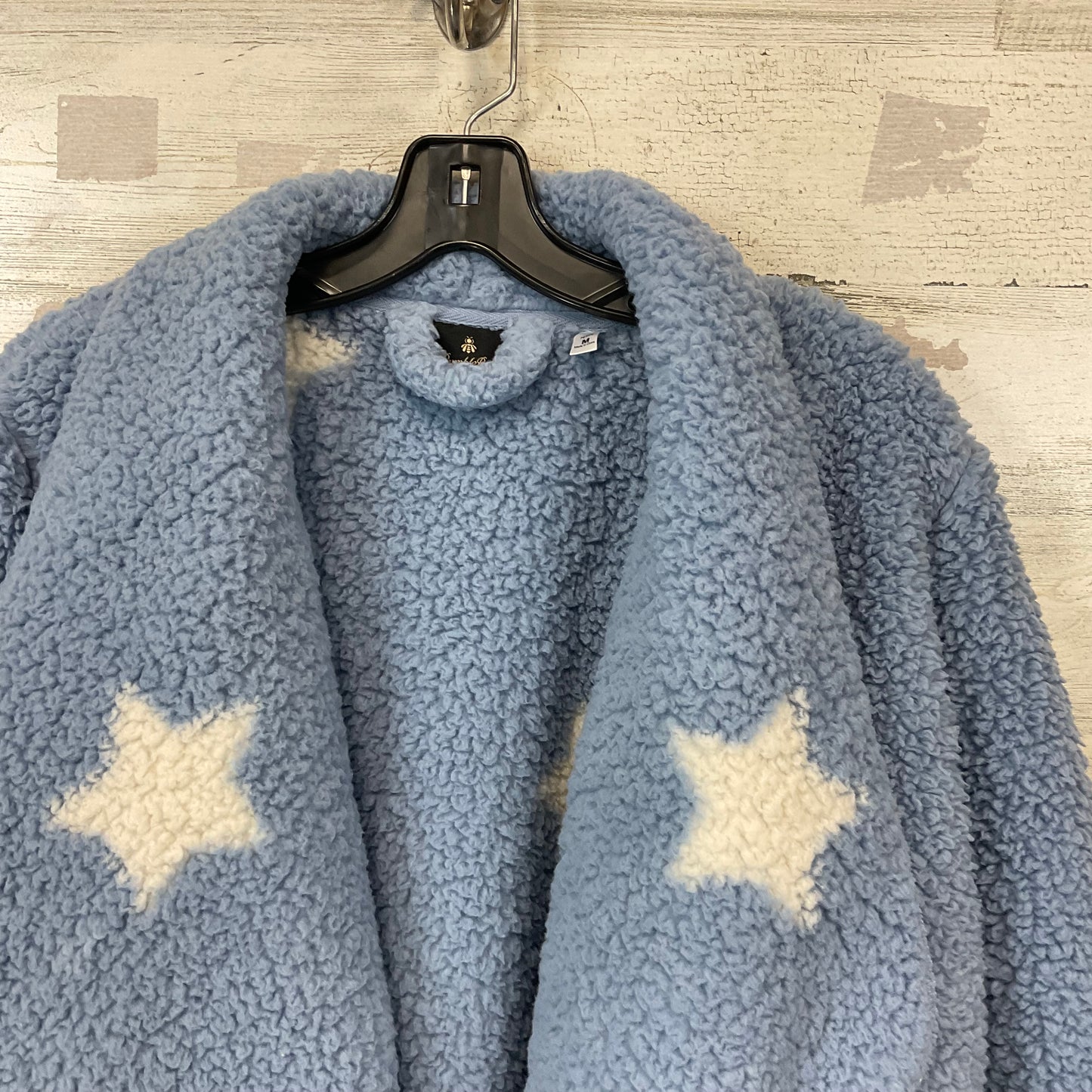 Jacket Fleece By Bumbebella  In Blue, Size: Mp