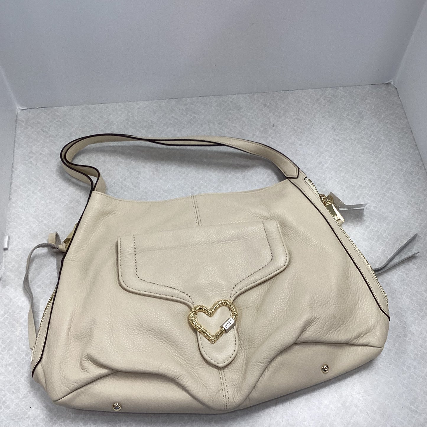Handbag Leather By Aimee Kestenberg, Size: Large