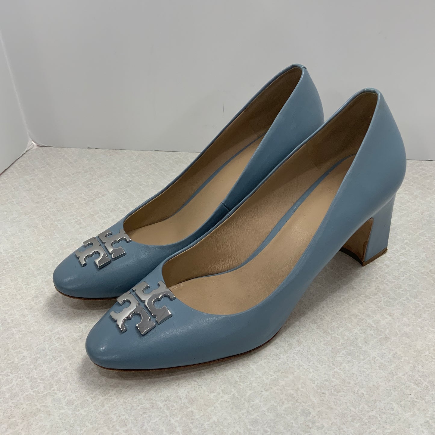 Shoes Heels Block By Tory Burch In Blue, Size: 9.5