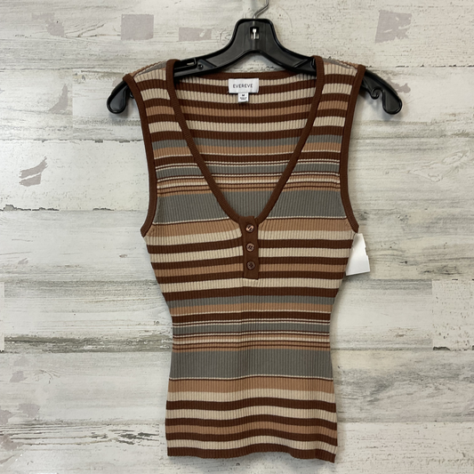 Top Sleeveless Basic By Evereve In Brown, Size: M