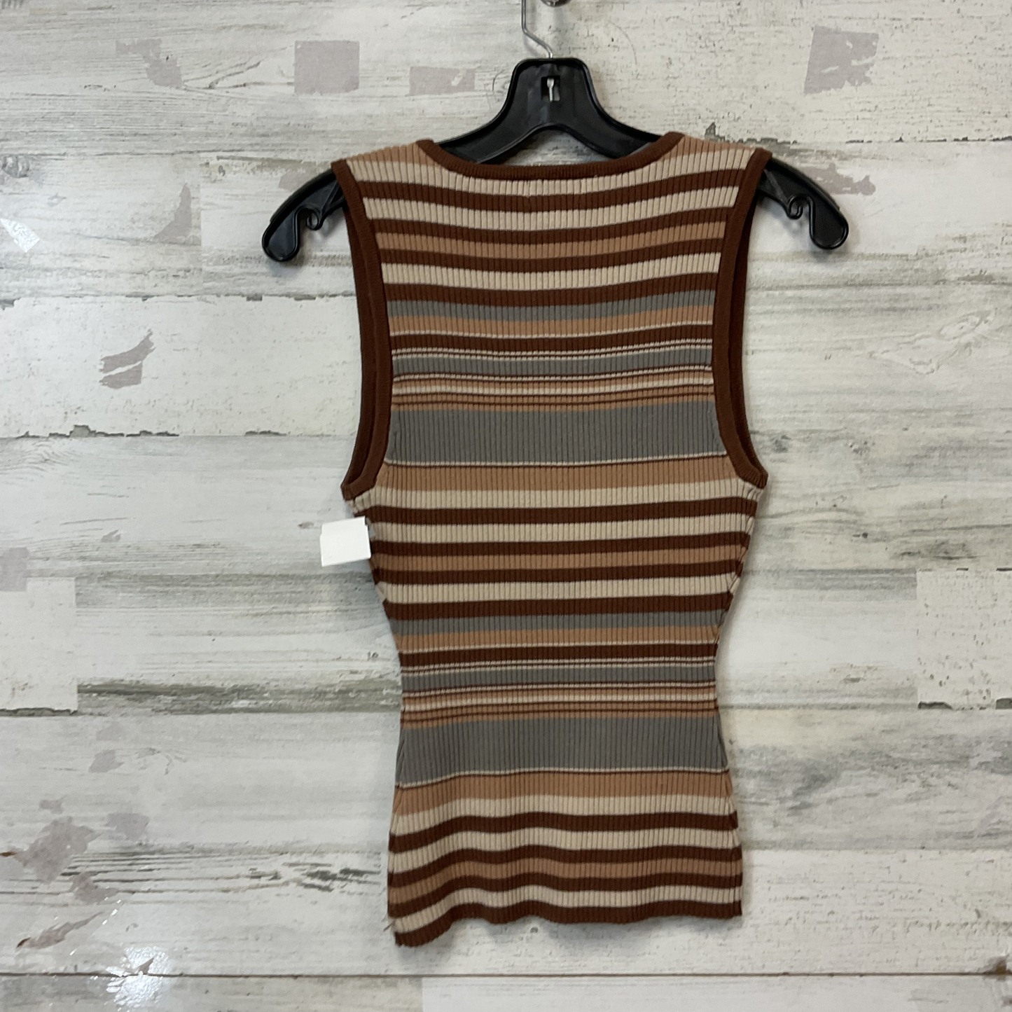 Top Sleeveless Basic By Evereve In Brown, Size: M