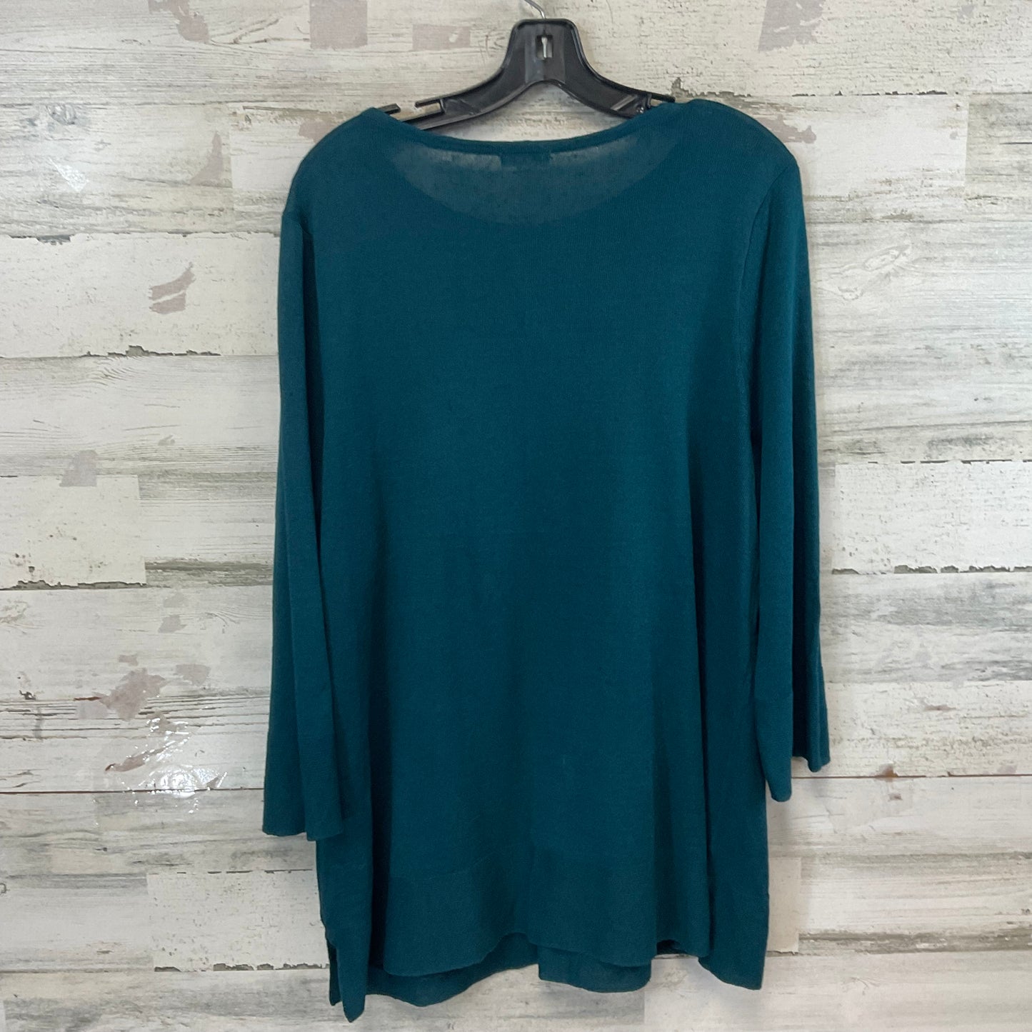 Top 3/4 Sleeve By J. Jill In Blue, Size: Xl