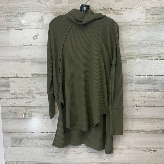 Top Long Sleeve By Sweet Romeo In Green, Size: M