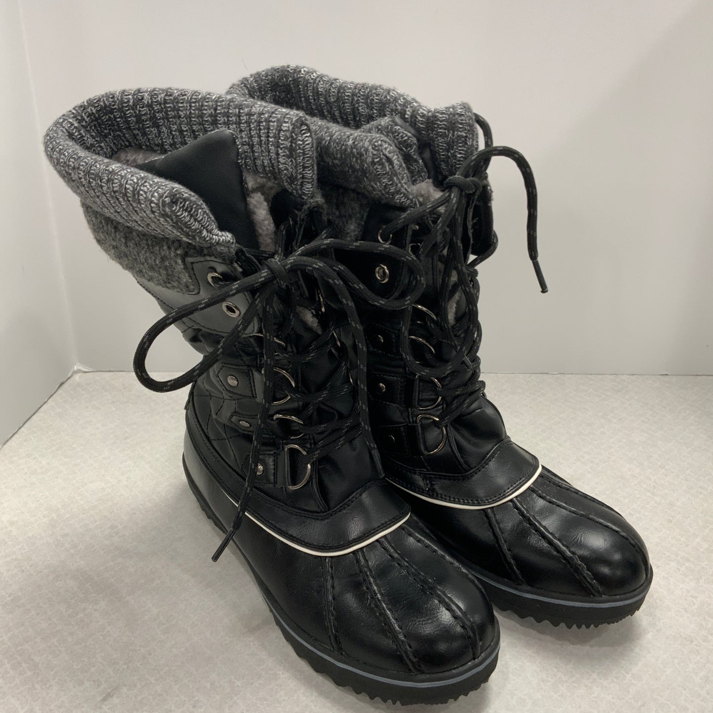Boots Snow By dream paris In Black, Size: 8