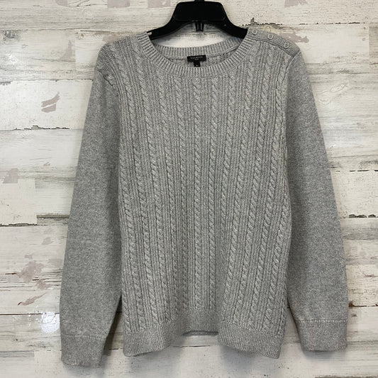 Sweater By Talbots In Grey, Size: Xlp