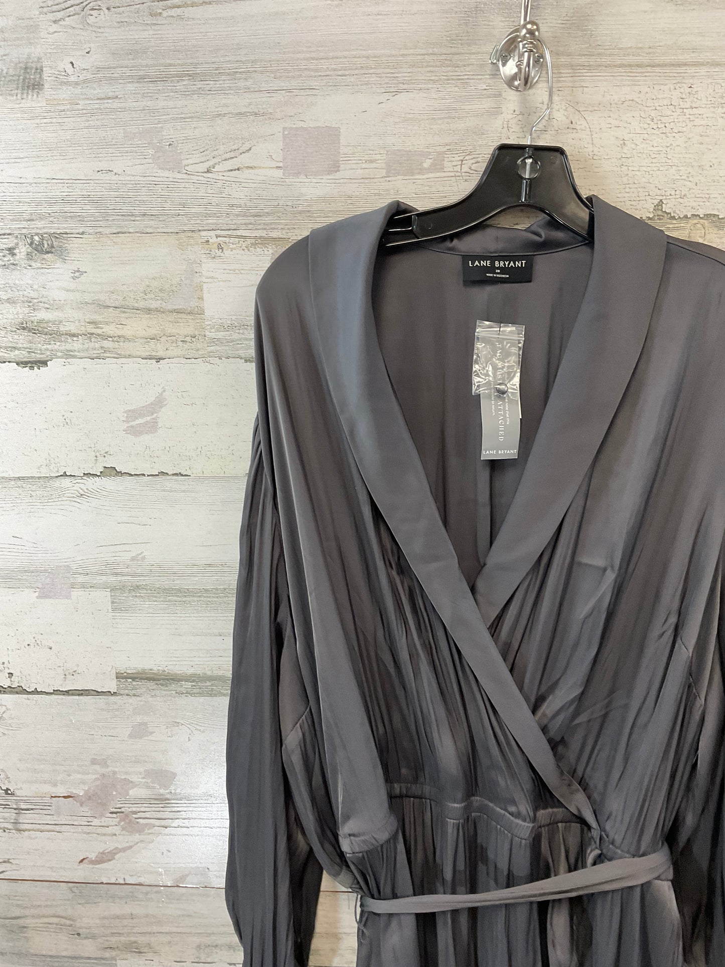 Dress Casual Maxi By Lane Bryant In Grey, Size: 4x