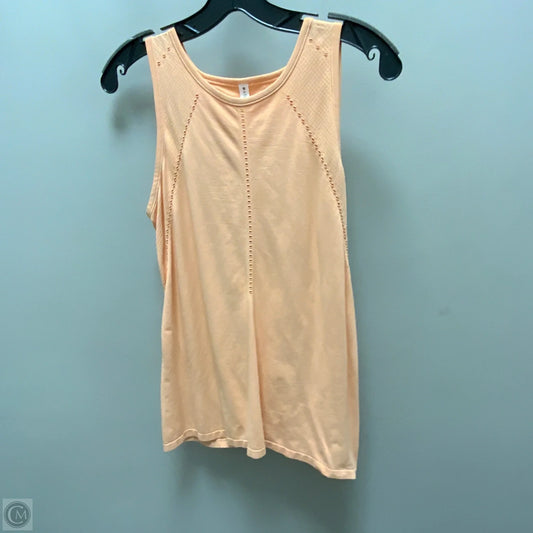 Athletic Top Short Sleeve By Athleta In Orange, Size: S