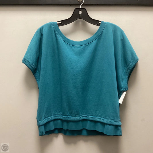 Athletic Top Short Sleeve By Athleta In Green, Size: Xs