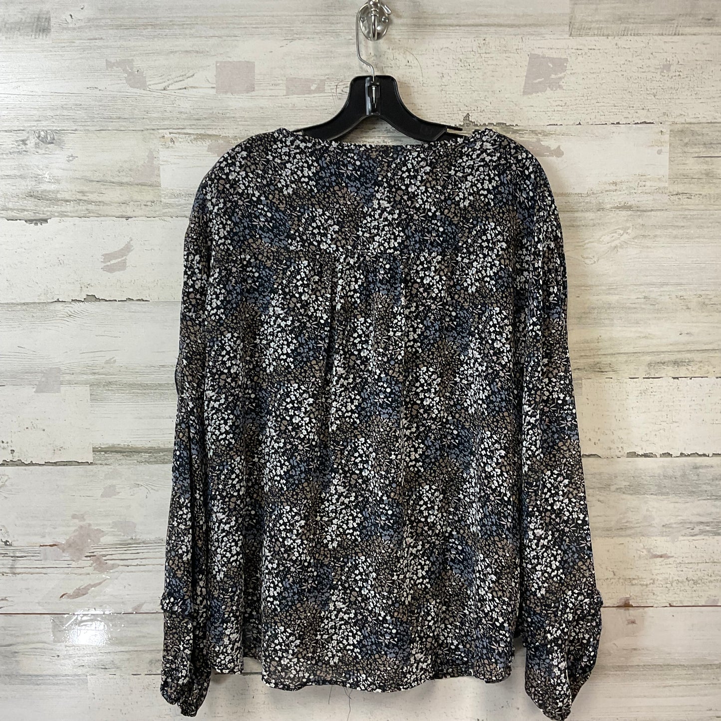 Blouse Long Sleeve By HEYSON In Black, Size: M