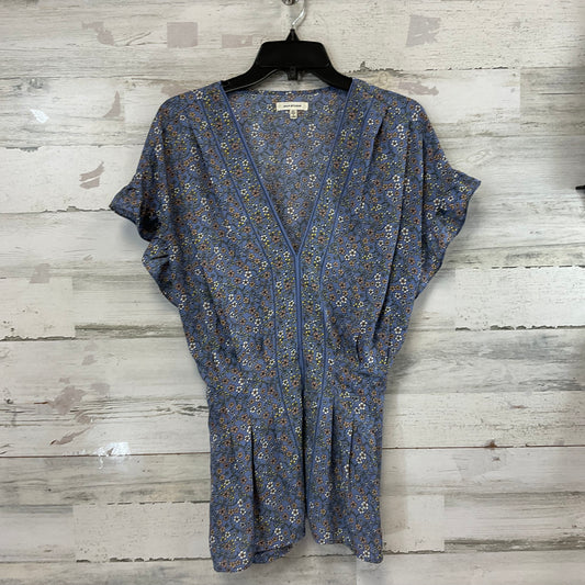 Top Short Sleeve By Max Studio In Blue, Size: 2x