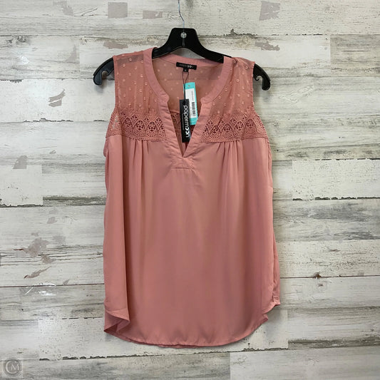Top Sleeveless By Papermoon In Pink, Size: Xl