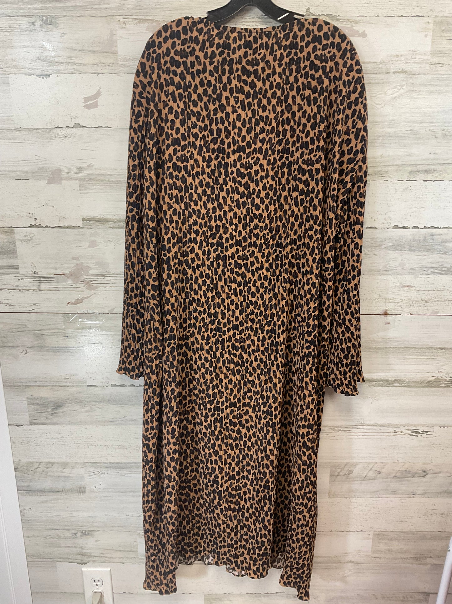 Dress Casual Maxi By NEVER FULLY DRESSED In Animal Print, Size: Xl