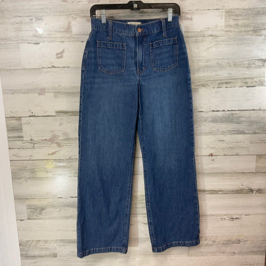 Jeans Wide Leg By Madewell In Blue Denim, Size: 2