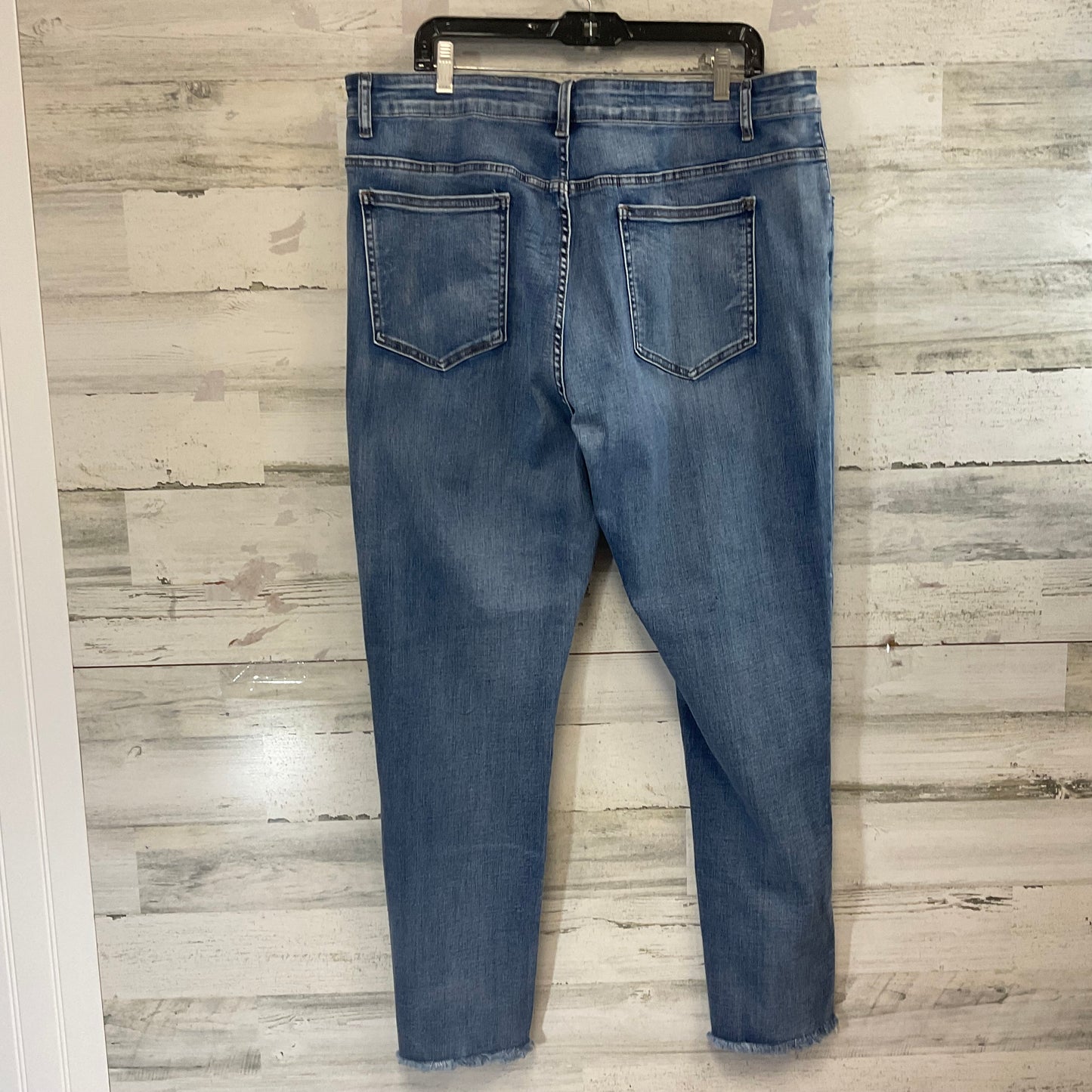 Jeans Straight By Coco And Carmen In Blue Denim, Size: Xxl