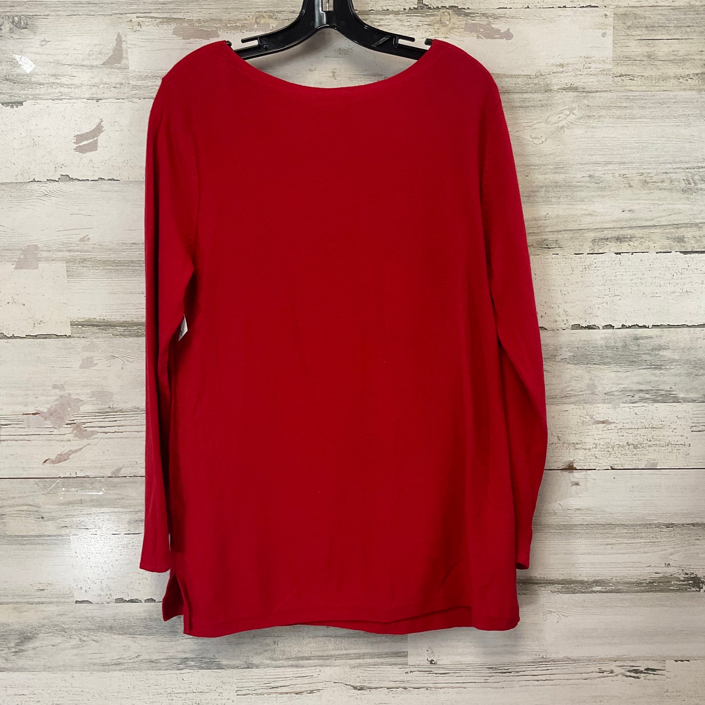 Top Long Sleeve By J. Jill In Red, Size: L