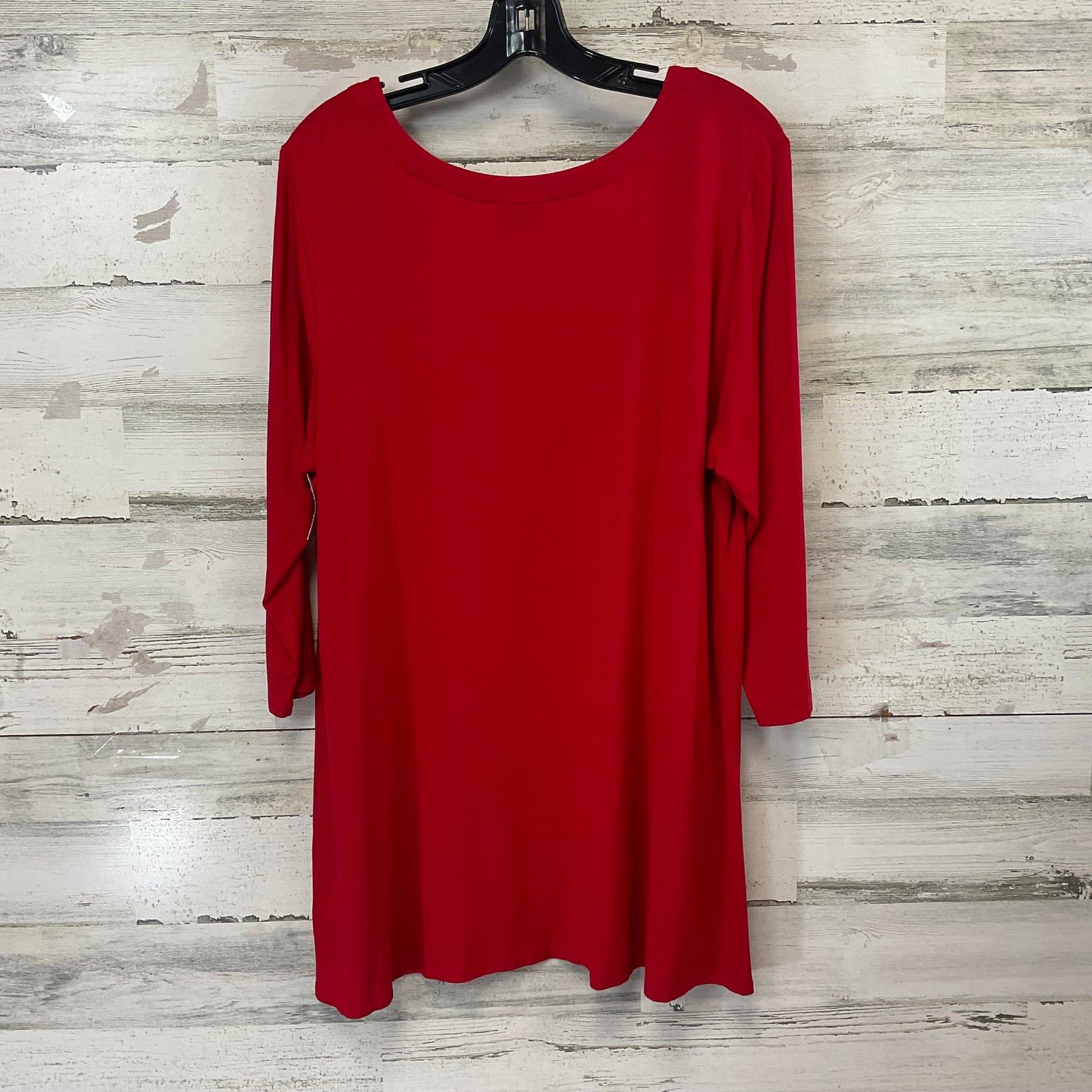 Top 3/4 Sleeve By J. Jill In Red, Size: Xl