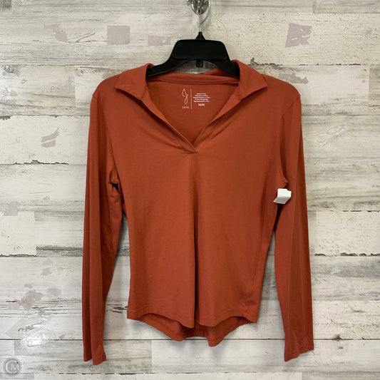 Top Long Sleeve By Joie In Orange, Size: M