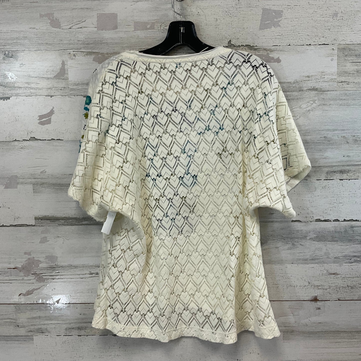 Top Short Sleeve By Sundance In Cream, Size: S