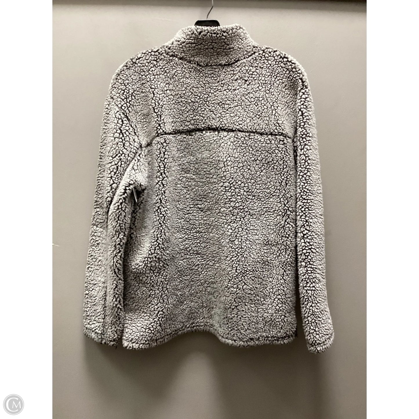 Sweatshirt Collar By Clothes Mentor In Grey, Size: S