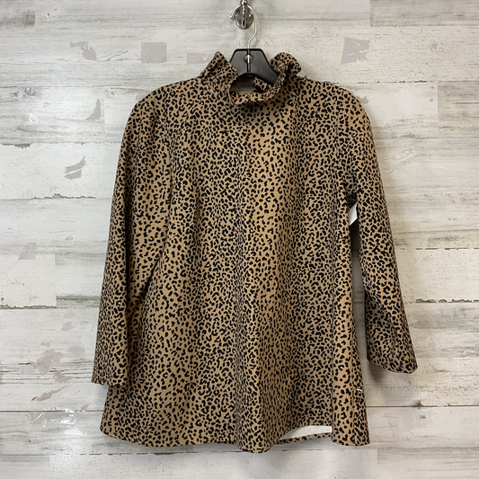 Blouse Long Sleeve By Tuckernuck In Animal Print, Size: M