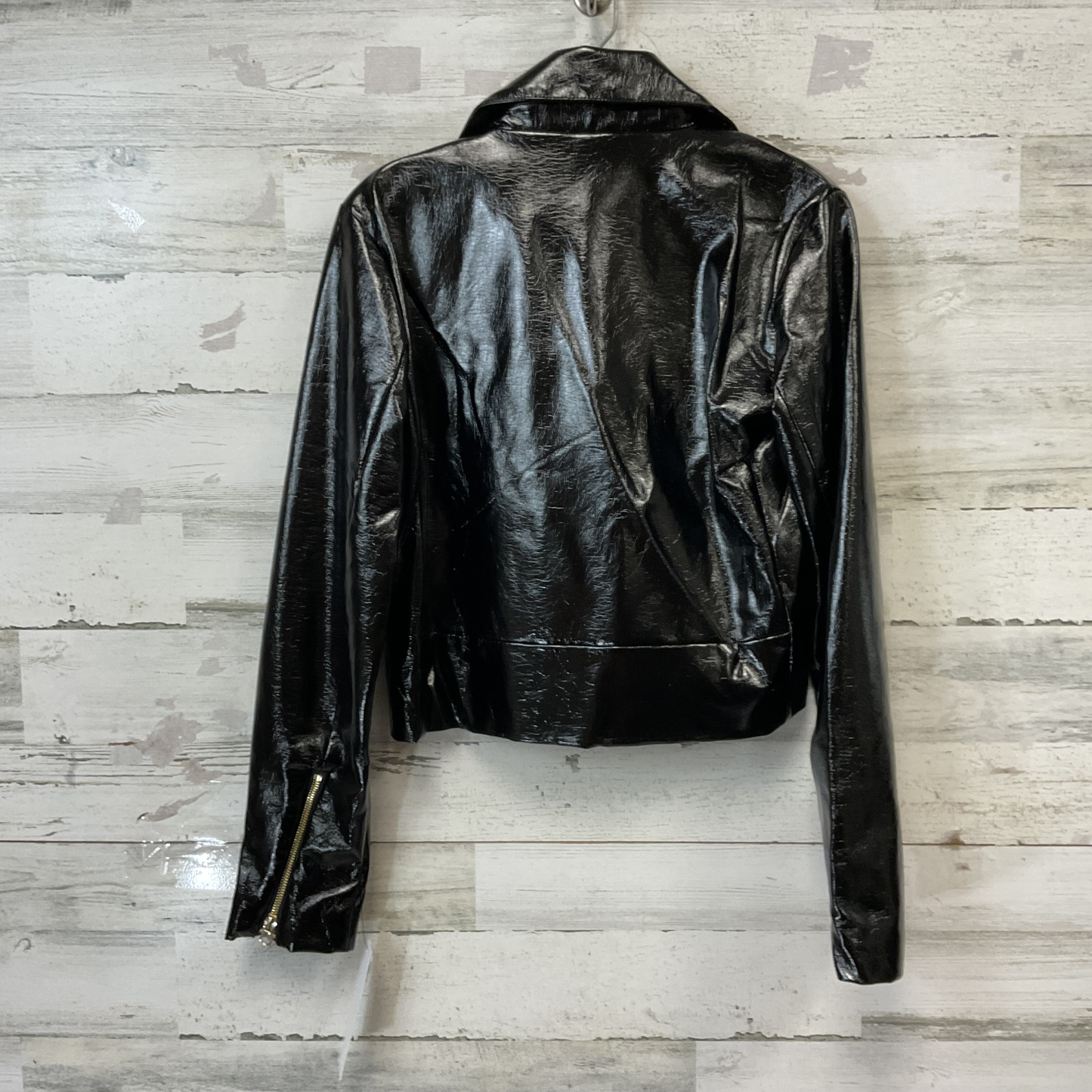 Jacket Moto By Bishop + Young In Black, Size: M