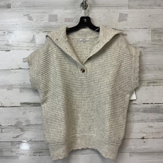 Sweater Short Sleeve By FRNCH In Cream, Size: Osfm