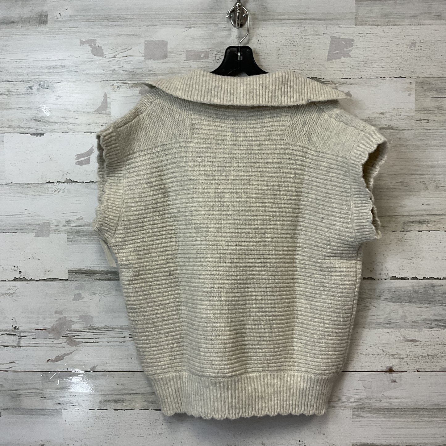 Sweater Short Sleeve By FRNCH In Cream, Size: Osfm