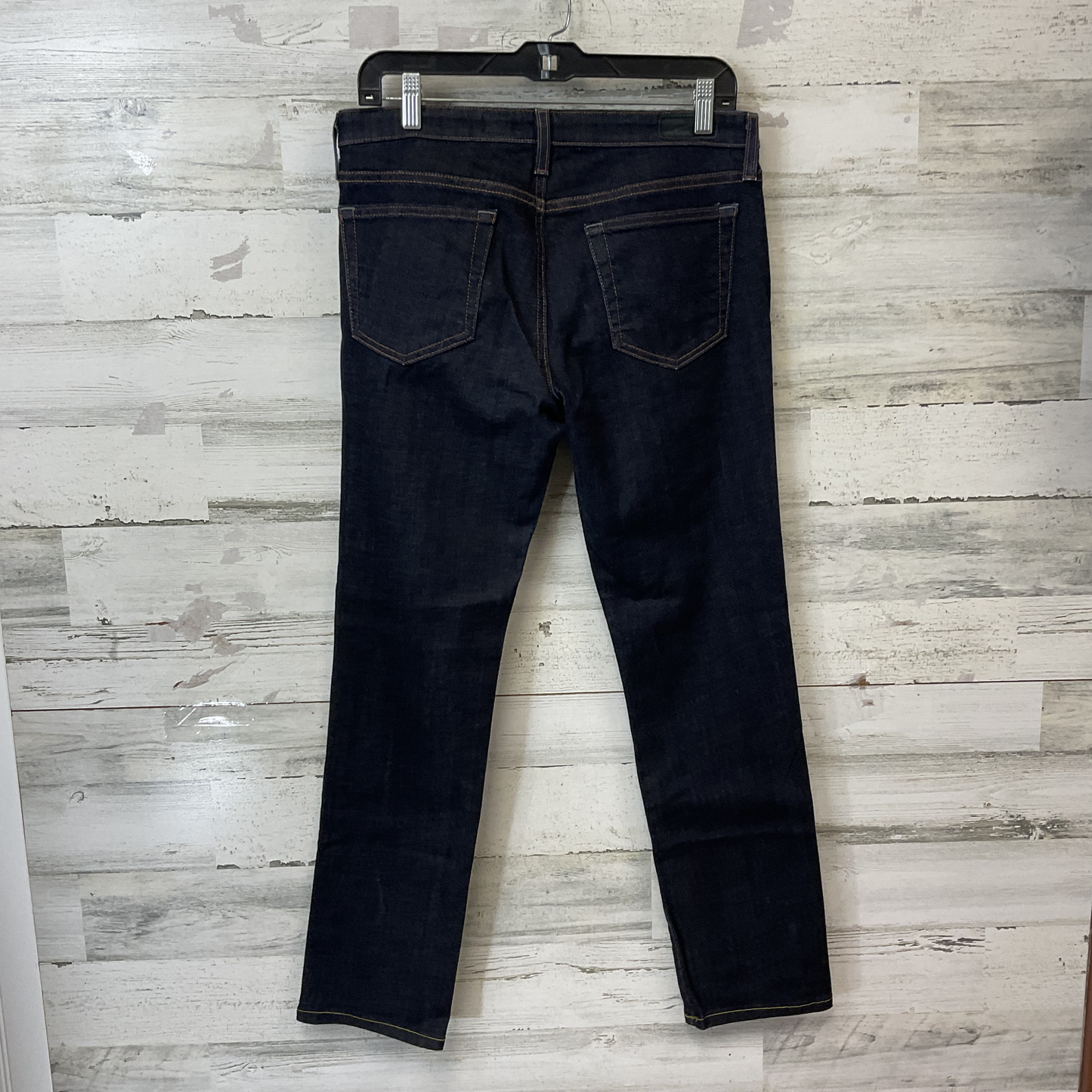 Jeans Straight By Adriano Goldschmied In Blue Denim, Size: 10