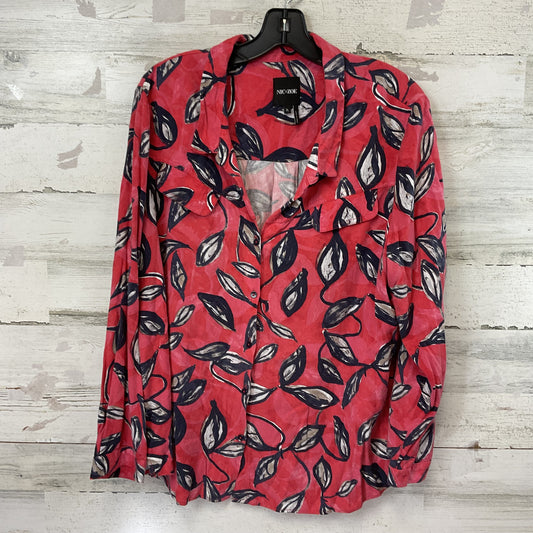 Blouse Long Sleeve By Nic + Zoe  Size: Xl