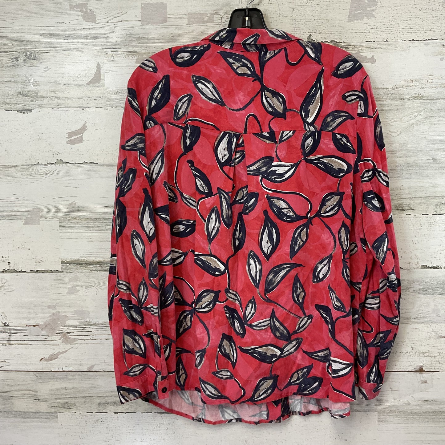 Blouse Long Sleeve By Nic + Zoe  Size: Xl