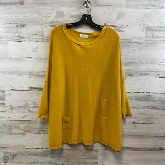 Sweater By Mer Sea In Yellow, Size: Osfm