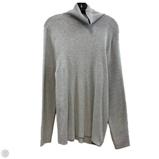 Sweater By Chicos In Grey, Size: Xl